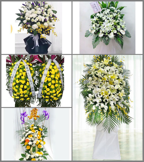 江苏南京溧水区晶桥镇白事花篮预定